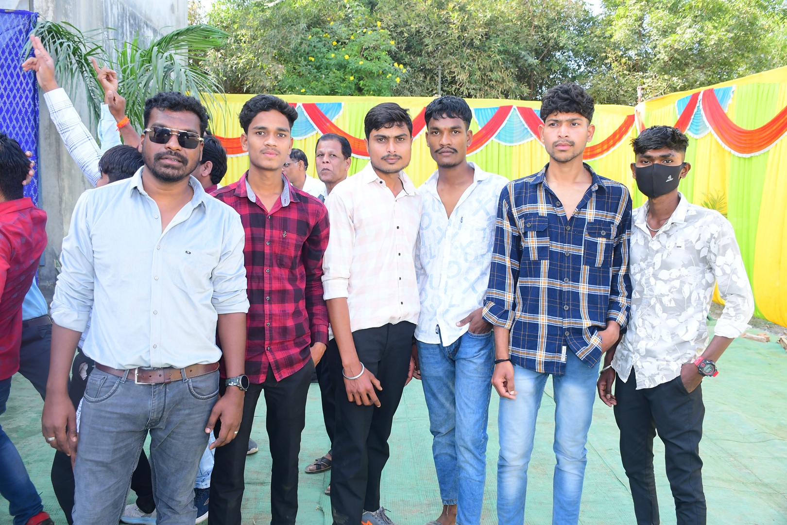 Students during ceremony